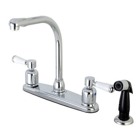 Paris FB751DPL 8-Inch Centerset Kitchen Faucet with Sprayer FB751DPL